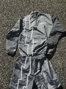 Custom Manufacturer Embroidered Men's <b>Sets</b> quarter Zip up Polyester Nylon Two Piece Windbreaker Short <b>Set</b> Men Suits Tracks - Product Image 4