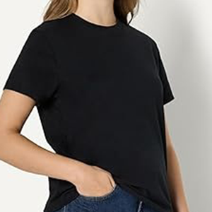 High Quality <b>Plain</b> Cotton <b>T</b> <b>Shirt</b> For Women - Product Image 2