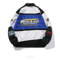 Veste de baseball rétro américaine personnalisée Glory Zone, style Y2K, veste bomber varsity, vente en gros, veste de style streetwear unisexe