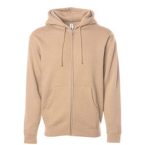 เสื้อฮู้ดดี้ผู้ชายพรีเมียม ทรงปกติ ผ้าฟลีซ ซิปหน้า สีพื้น พร้อมบริการพิมพ์ป้ายแบบกำหนดเอง ระบายอากาศได้ดี เหมาะสำหรับฤดูหนาว - Product Image 1