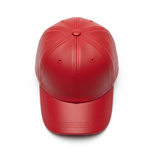 Breathable Leather Baseball <b>Caps</b> Sporty OEM Custom Hats for Men Women Waterproof Adjustable Outdoor - Product Image 5