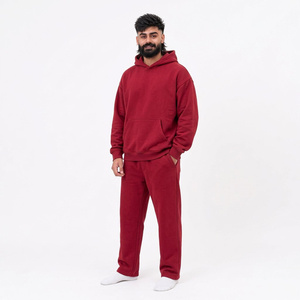 Ensemble de survêtements oversize en molleton épais, style streetwear, vente en gros, prêt pour la fabrication en usine - Product Image 6
