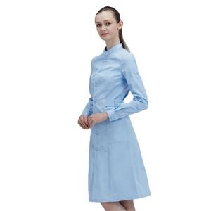 Bata de Laboratorio de Moda para Mujer, Manga Corta, Vestido de Doctora o Enfermera, Uniformes Médicos de Manga Larga, Chaqueta Blanca, Bata de Laboratorio - Product Image 3