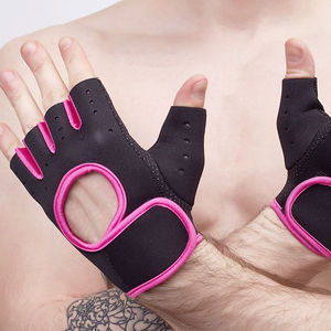 Guantes Deportivos Unisex Personalizados sin Dedos para Levantamiento de Pesas, Material ABS, Entrenamiento Físico, Gimnasio, Guantes de Calidad OEM ODM - Product Image 3