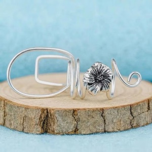 Férula para el pulgar con artritis, de latón y plata de ley 925, anillo de férula EDS - Product Image 2