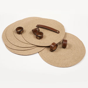 แผ่นรองจานประดับด้วยลูกปัดสำหรับตกแต่งห้องครัวหรูหราแผ่นรองจานบนโต๊ะรับประทานอาหารร้านอาหารและโรงแรมแผ่นรองออกแบบทำมือตกแต่งด้วยลูกปัด - Product Image 2