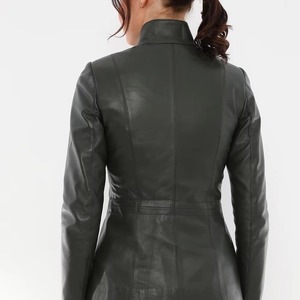 Veste en cuir élégante pour femme, qualité supérieure, coupe confortable pour l'hiver, veste en cuir respirante - Product Image 5