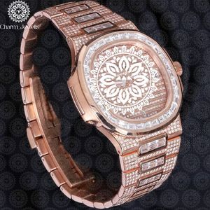 Charm_Jewels Luxury Stainless Steel <b>Watch</b> 38mm Round Dial Analog Quartz Movement Unisex Fashion Bracelet with Sapphire Window - Product Image 3