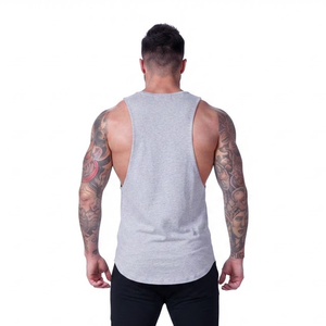 Men's <b>Black</b> Solid Color O-Neck <b>Knitted</b> <b>Tank</b> <b>Top</b> Casual Wear - Product Image 5