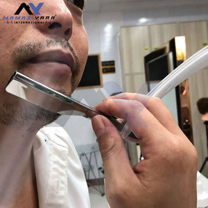 Best Price Custom Logo Eco-Friendly Straight Razors Classic <b>Plastic</b> Handle Manual Safety Shaver for Salons Throat-friendly - Product Image 6
