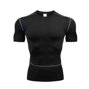 Camisetas de Protección Solar Ecológicas de Spandex/Nylon al por Mayor, de Secado Rápido, Manga Corta, para Surf - Product Image 1