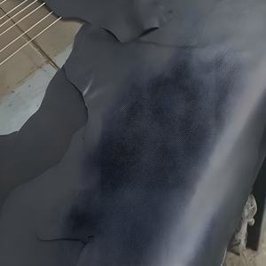 Cuero Vacuno Negro Ecológico de Primera Calidad, 0.7-0.9mm, para Zapatos, Bolsos, Cinturones, Muebles, Bolsas, Carteras, Accesorios Genuinos - Product Image 2