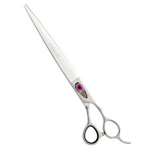 กรรไกรตัดแต่งขนสัตว์เลี้ยง สแตนเลส 4Cr13 ปลายทู่ สำหรับคนถนัดขวา ด้ามยาว 28 ซี่ฟัน สำหรับสุนัขและแมว - Product Image 4