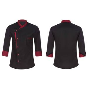 Uniforme de Cocina Profesional 100% Algodón, Manga Larga, Transpirable, para Restaurante, Hotel, Venta al Por Mayor, Suministro OEM - Product Image 2