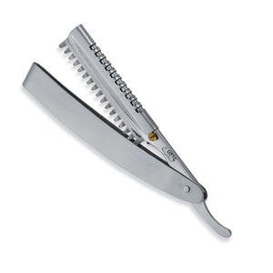 Rasoir manuel classique large pliable HRTS pour hommes, lame unique en acier inoxydable, couteau de rasage de sécurité à usage professionnel - Product Image 2