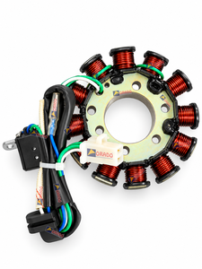 hnda cb shine 125 bs4 12 pole stator coil plate assembly export quality two wheeler spare parts india orado - Product Image 2