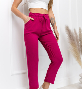 Pantalon de jogging décontracté vintage pour femme, coupe droite classique, taille ajustable, anti-plis, séchage rapide et 100 % coton - Product Image 1