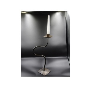 ARTISAN LIVING CREATION Support de bougie en fer forgé noir fait main en forme de cœur, durable et résistant à la chaleur pour - Product Image 5
