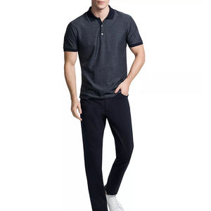 Polo de Manga Corta para Hombre, de Calidad, Informal, Veraniego, Transpirable, Estilo Urbano, Color Sólido, Ropa Nueva a la Moda - Product Image 5