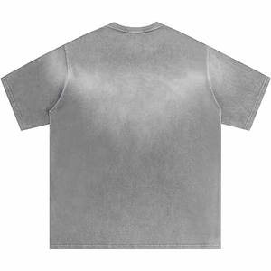 Camisetas de algodón grueso para hombre, de manga corta y cuello redondo, camiseta personalizada para fitness y jogging, subida por Dress Sports - Product Image 4