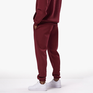 Pullover hoodie and jogger <b>tracksuit</b> set for men breathable material sportswear outfit for gym workout casual everyday wear - Product Image 4