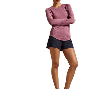 T-shirt à manches longues et col rond en coton surdimensionné personnalisé pour femmes, de bonne qualité, tenue décontractée d'été, coupe ample élégante - Product Image 3