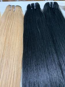 Cheveux vierges vietnamiens de qualité supérieure, naturels, raides, en vrac, noir naturel/ # 1b Couleur Non-Remy pour Super - Product Image 3