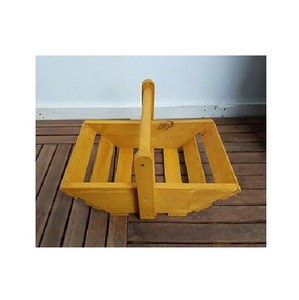 Cesta de madera duradera diseñada para una gestión doméstica conveniente mediante una construcción cuidadosa y beneficios funcionales duraderos - Product Image 2