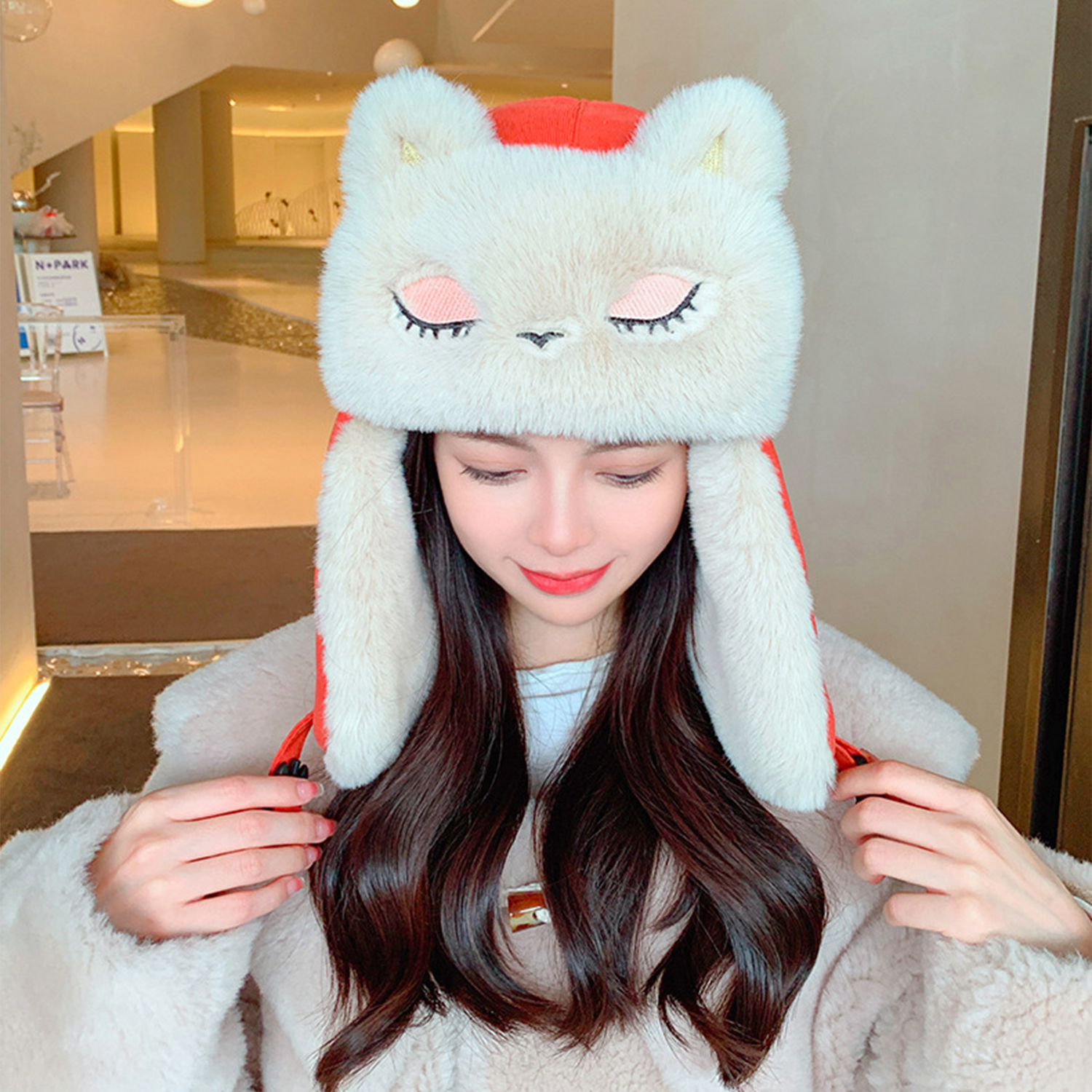 Women\'s Furry Winter Trapper Hat with Earmuffs Women main image 2