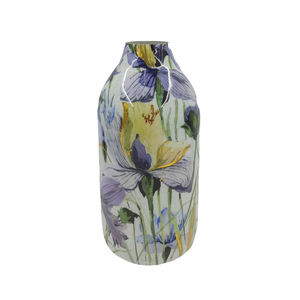 Juego de 3 Jarrones de Hierro Clásicos con Acabado Esmaltado, Macetas Metálicas de Tamaño Mediano para Decoración del Hogar y Mesa, Personalizables - Product Image 5