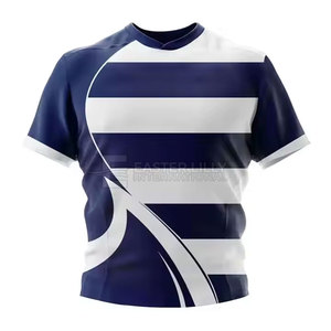 Ensemble de vêtements de rugby personnalisés pour hommes, maillot et short de rugby respirants et légers, vêtements de sport en gros - Product Image 4