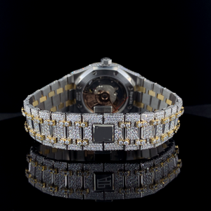 Montre de luxe pour homme, quartz ETA, acier inoxydable, sport, mode, affaires, hip-hop, avec affichage analogique - Product Image 5