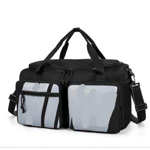 Bolsa de Lona Personalizada al por Mayor con Logotipo Impreso, Bolsa de Viaje Deportiva de Moda, Impermeable, Portátil, de Poliéster, para Gimnasio - Product Image 2