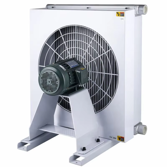 High Quality Customizable Industrial Air-Cooled Aluminum Plate-Fin Oil Cooler TL4-63 Hydraulic Machinery 220V/380V Three-phase 1
