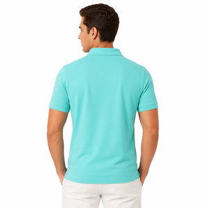 Polo homme de haute qualité avec col classique, manches courtes et coupe confortable, idéal pour un style de vie quotidien moderne, OEM. - Product Image 3