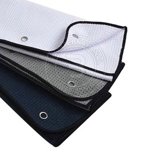 Serviette de golf gaufrée haute résistance et résistante aux déchirures pour caddies professionnels et tournois professionnels - Product Image 6