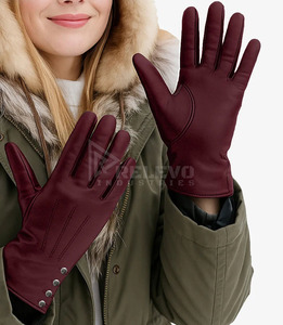 Gants de moto en cuir imperméables de haute qualité pour l'hiver, doublure thermique Thinsulate, coupe-vent, pour la motocross par temps froid - Product Image 6