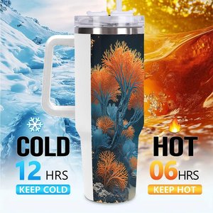 Vaso personalizado con logo de 40 oz, taza de viaje de acero inoxidable para promociones de farmacias y consultorios médicos. - Product Image 6