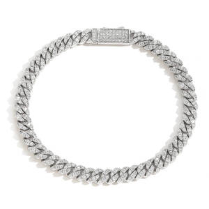 Bracelet en moissanite sur mesure, fourni directement par l'usine, avec testeur de diamants inclus, disponible au meilleur prix depuis l'Inde. - Product Image 1