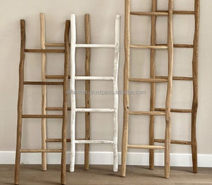 Handmade Eco-Friendly Natural Bamboo Ladder for Home Decor Kitchen Living Room Towel Rack Clothing Display Stand Multifunction - Product Image 4