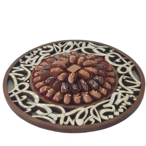 ถาดและจานช็อคโกแลตคลาสสิกงานไม้และไม้ถูพื้นสำหรับตกแต่งอาหารปลอดภัย - Product Image 1