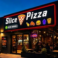 Letrero LED Personalizado de Fábrica LC para Negocios, Letrero Luminoso LED para Exteriores, Letras 3D, Letrero para Fachada de Tienda