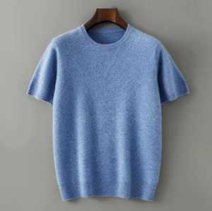 <b>Men's</b> Short Sleeve O-Neck Knitted T-Shirt Solid Color Regular Fit 100% Cotton Casual Style Front <b>Animal</b> Print Breathable - Product Image 3