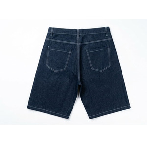Short en jean décontracté pour homme, coupe droite, taille mi-haute, respirant, écologique, avec fermeture éclair – Tendance et idéal pour le travail - Product Image 4