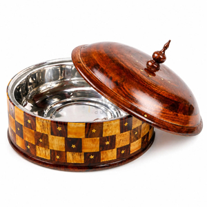 Olla de Metal Atractiva con Tapa, Recipiente para Mantener la Comida Caliente, para el Hogar, Bodas, Catering, Hoteles, Servicio de Alimentos - Product Image 3