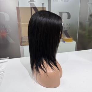 Vente à chaud perruques de cheveux humains sans colle cheveux vietnamiens couleur naturelle perruque droite pour les femmes noires perruque de dentelle frontale HD brute - Product Image 3