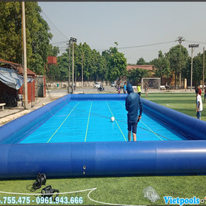Piscine gonflable ronde en PVC pour l'extérieur, couleurs vert, jaune, bleu, piscine de jeux aquatiques pour enfants et adultes - Product Image 5