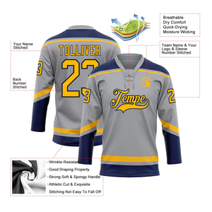 Nueva Camiseta de Hockey sobre Hielo Fácil de Lavar, Precio Económico al por Mayor, Personalizable, 100% Poliéster, Calidad Superior, Entrega Rápida - Product Image 2