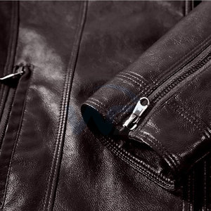 Chaqueta de Cuero Personalizable de Alta Calidad con Logotipo Frontal, Ecológica y Transpirable para Invierno - Product Image 5