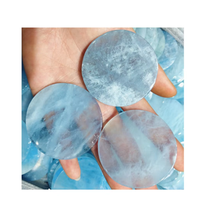 Posavasos de Obsidiana Acuática de Alta Calidad en Oferta, Posavasos Redondos de Piedra de Cristal para Bebidas, con Soporte para Café, para el Hogar - Product Image 6